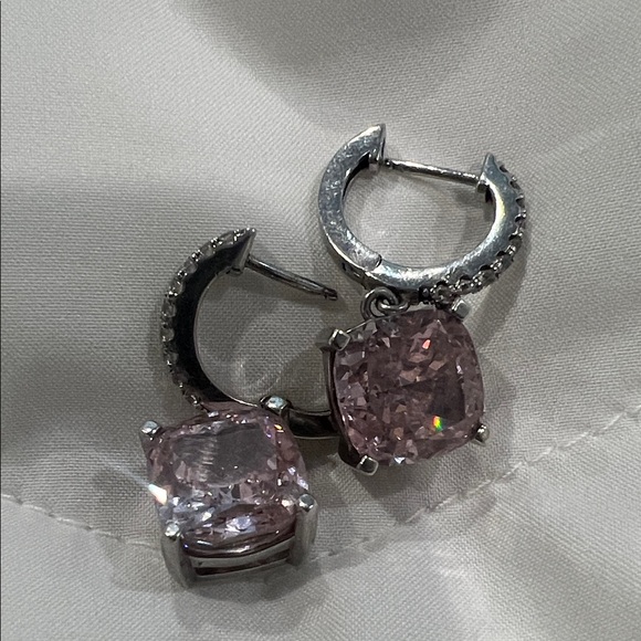 Anna Zuckerman -Argyle Pink Diamond Crystalline Earrings - Picture 6 of 15